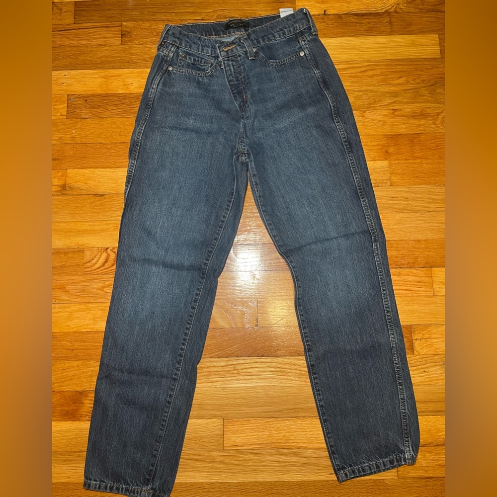 Banana republic high rise straight fit jeans